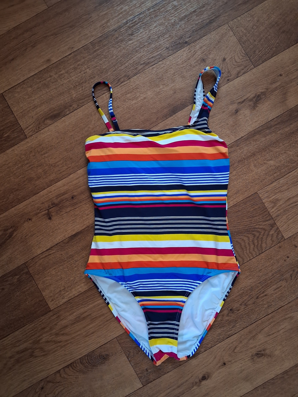 Nautica Striped Multicolor Swim Suit